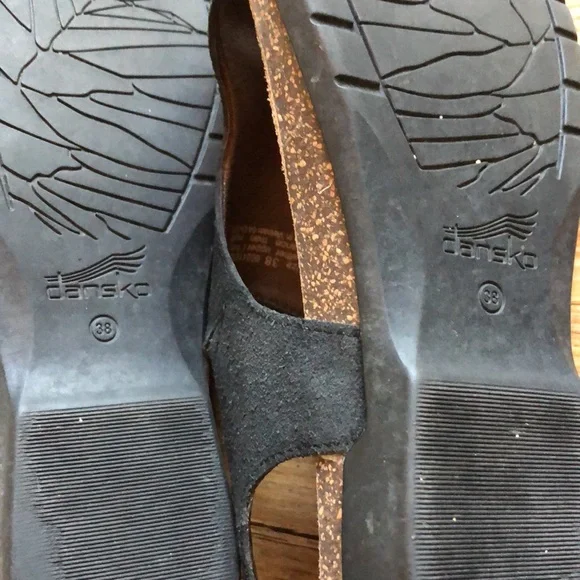 Dansko Reece sandals suede black size 38 - Picture 4 of 5